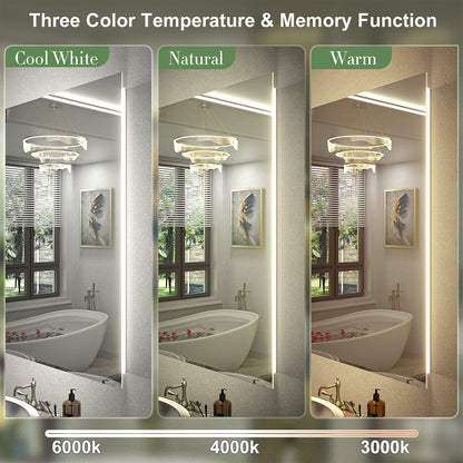 LED Frameless Back Lighted Mirror