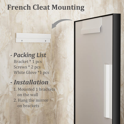 C-RA Rectangular Aluminum Alloy Framed Wall Bathroom Vanity Mirror