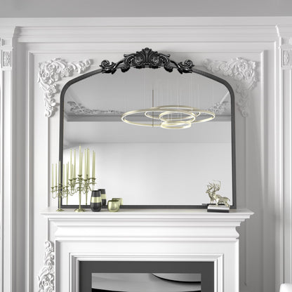 Carved Baroque Wall Decor Vanity Mirror