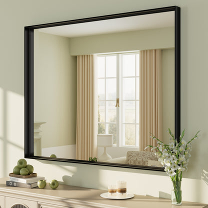 C-RA Rectangular Aluminum Alloy Framed Wall Bathroom Vanity Mirror
