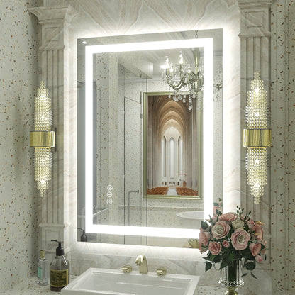 LED Frameless Front & Back Lighted Mirror