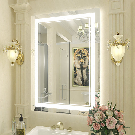 LED Frameless Front Lighted Mirror