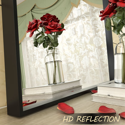 Framed Sharp Rectangle Wall Decor Mirror