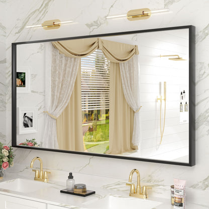 Framed Sharp Rectangle Wall Decor Mirror